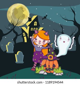 Halloween kids cartoons