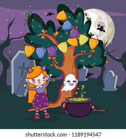 Halloween kids cartoons