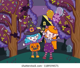 Halloween kids cartoons