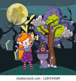 Halloween kids cartoons