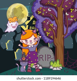 Halloween kids cartoons