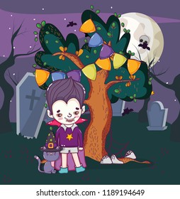 Halloween kids cartoons