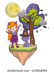 Halloween kids cartoons