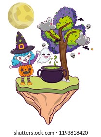 Halloween kids cartoons