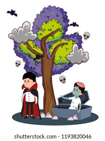 Halloween kids cartoons