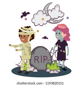 Halloween kids cartoons