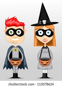Halloween kids eps10