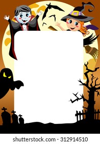 Halloween Kids Frame