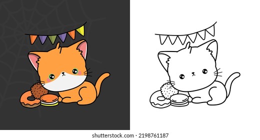 kitten color in clipart