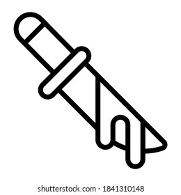 halloween, knif, Vektorsymbol