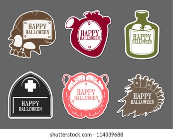halloween label