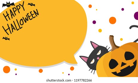 Halloween labels. free space for text. wallpaper.