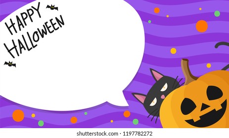 Halloween labels. free space for text. wallpaper.