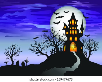 Halloween landscape