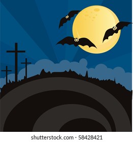 halloween landscape