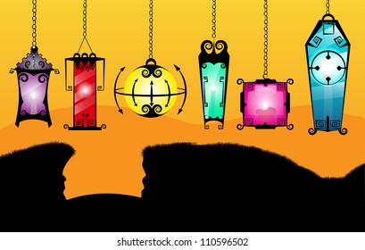 Halloween lanterns