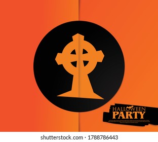 Halloween Layout/Cover. Minimalist Creative Design Concept Background