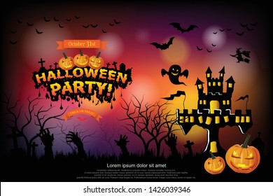 Halloween Club Flyer Images Stock Photos Vectors Shutterstock