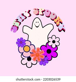 HALLOWEEN LETTERING QUOTE FOR T SHIRT DESIGN