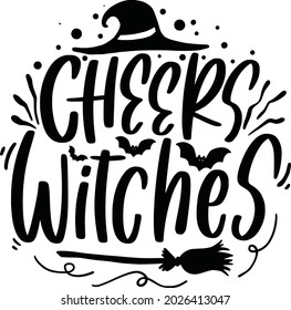 Citas De Letras De Halloween Para Carteles Impresos Tote Bag Tumbler T Shirt Design Cheers