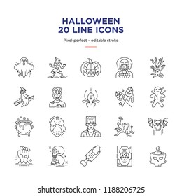 Halloween Line Icons