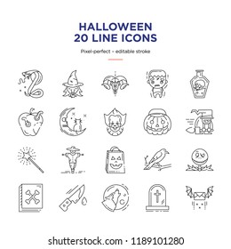 Halloween Line Icons