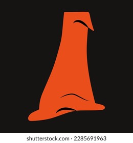 halloween line postcard holiday pumpkin hat witch magic face emotion horror fear pattern