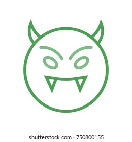 Halloween line style icon