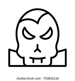 Halloween line style icon