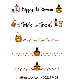 Halloween line vector