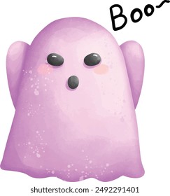 Halloween, Halloween little ghost, Halloween elements.