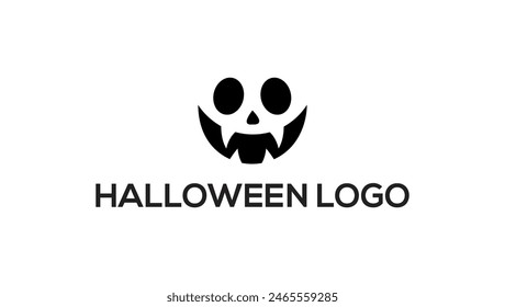 Diseño de logotipo de Halloween. Diseño creativo del logotipo