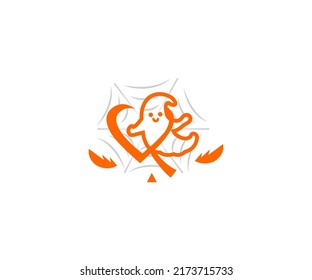 Halloween  Logo Design vector Template