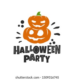Halloween Logo Icon. Vector Logo For Halloween Festival. October Festival and Harvest Festival.