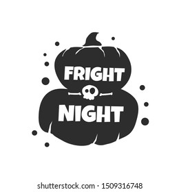 Halloween Logo Icon. Vector Logo For Halloween Festival. October Festival and Harvest Festival.