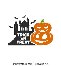 Halloween Logo Icon. Vector Logo For Halloween Festival. October Festival and Harvest Festival.