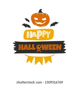Halloween Logo Icon. Vector Logo For Halloween Festival. October Festival and Harvest Festival.
