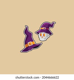 halloween logo simple and clean