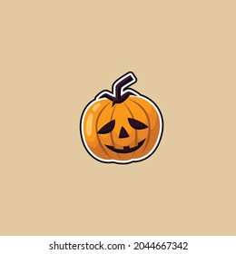 logotipo de halloween simple y limpio