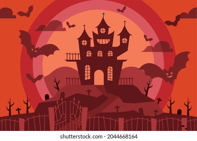 halloween logo simple and clean