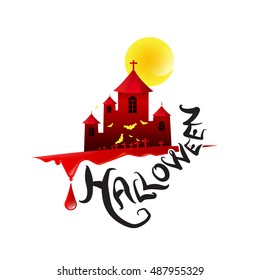 Halloween logo and symbol design. vector file