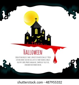 Halloween logo and symbol design. vector file