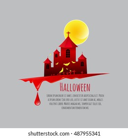 Halloween logo and symbol design. vector file