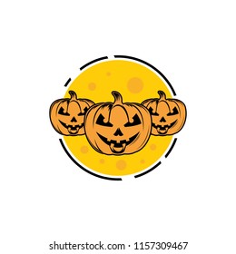 halloween logo template