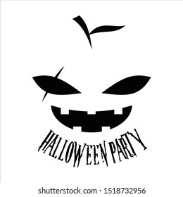 Halloween logo vector icon.