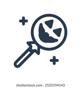 Halloween Lollipop for Creepy halloween Vector Icon