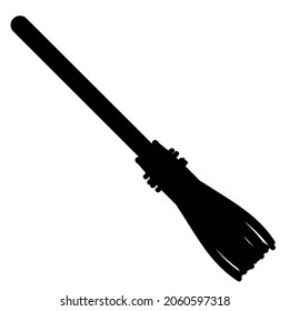 Halloween magic broom witch wizard