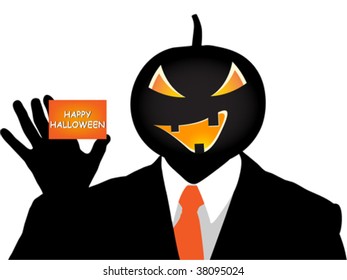 halloween man vector illustration