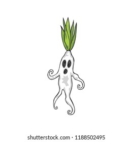 Halloween Mandrake vector