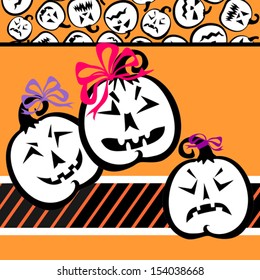 Halloween Mansion. Greeting Card. Vector illustration